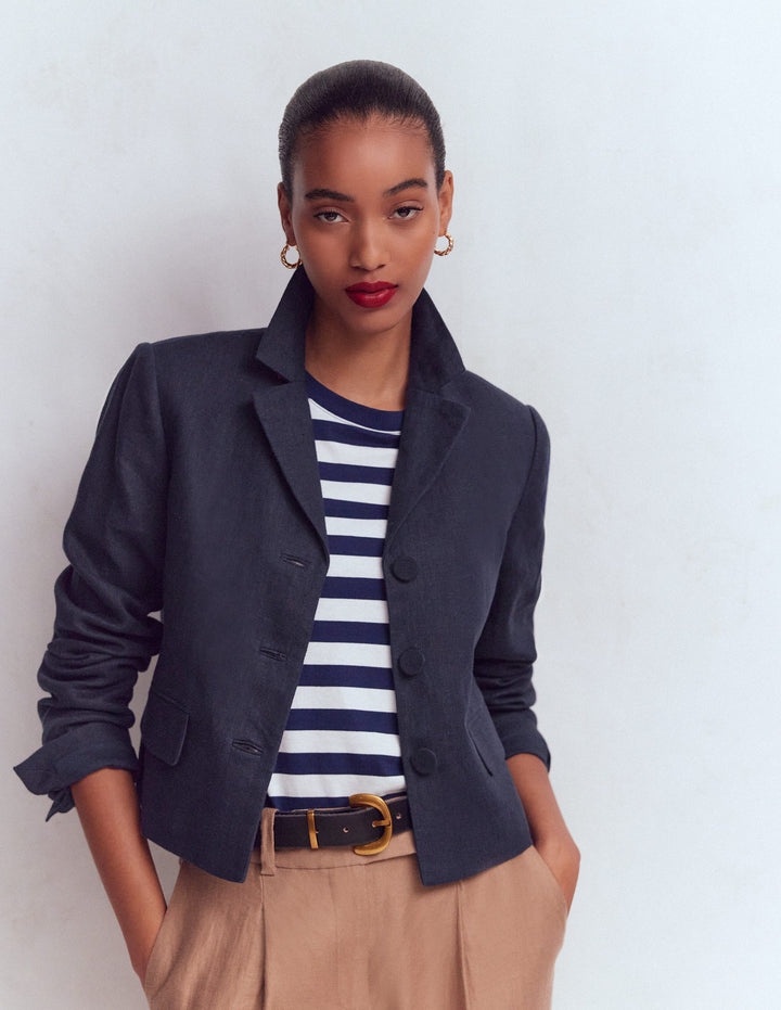 Dartmouth Leinenblazer-Marineblau